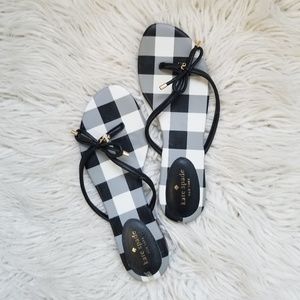 Kate Spade Gingham Sandals
